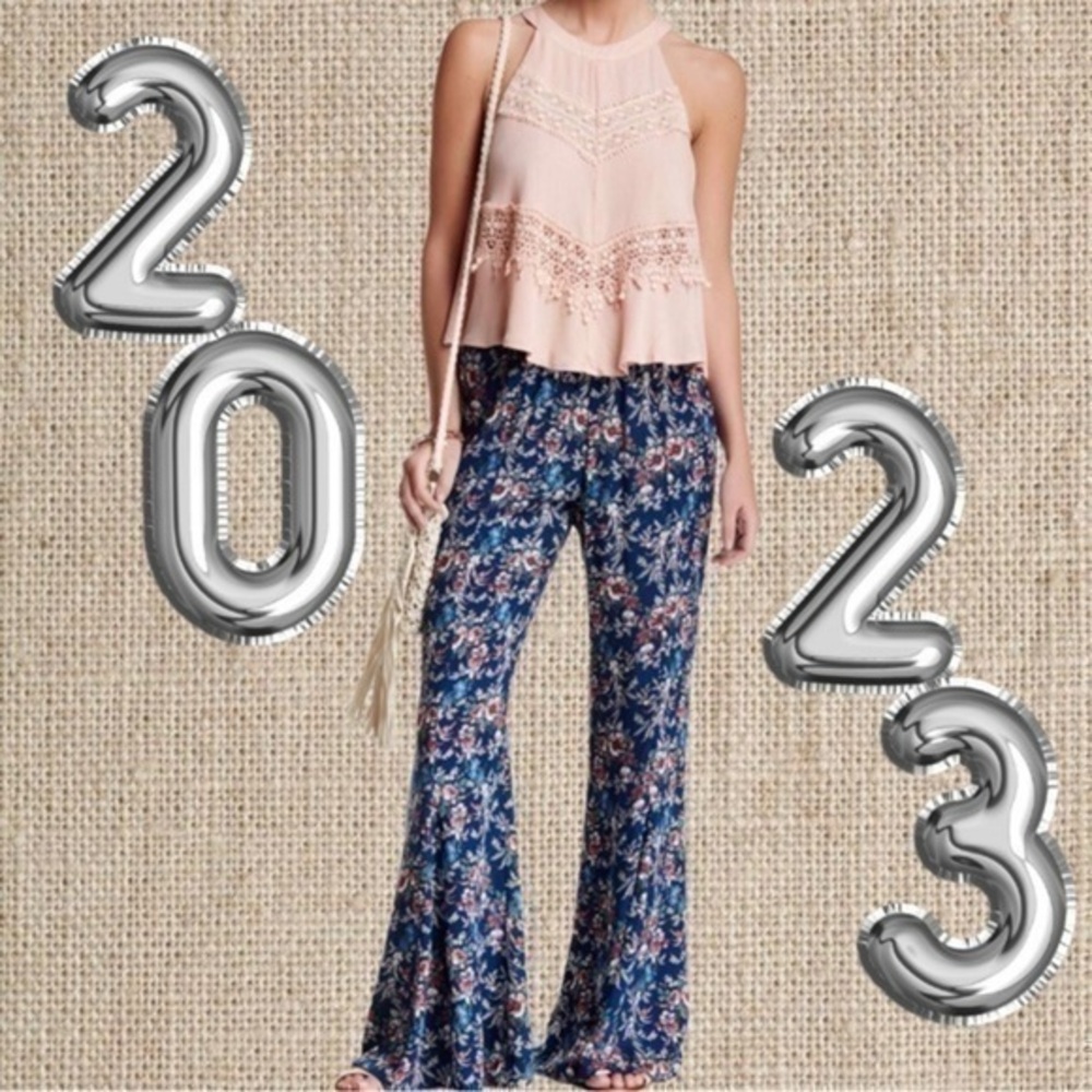 Flora bell bottom pants​